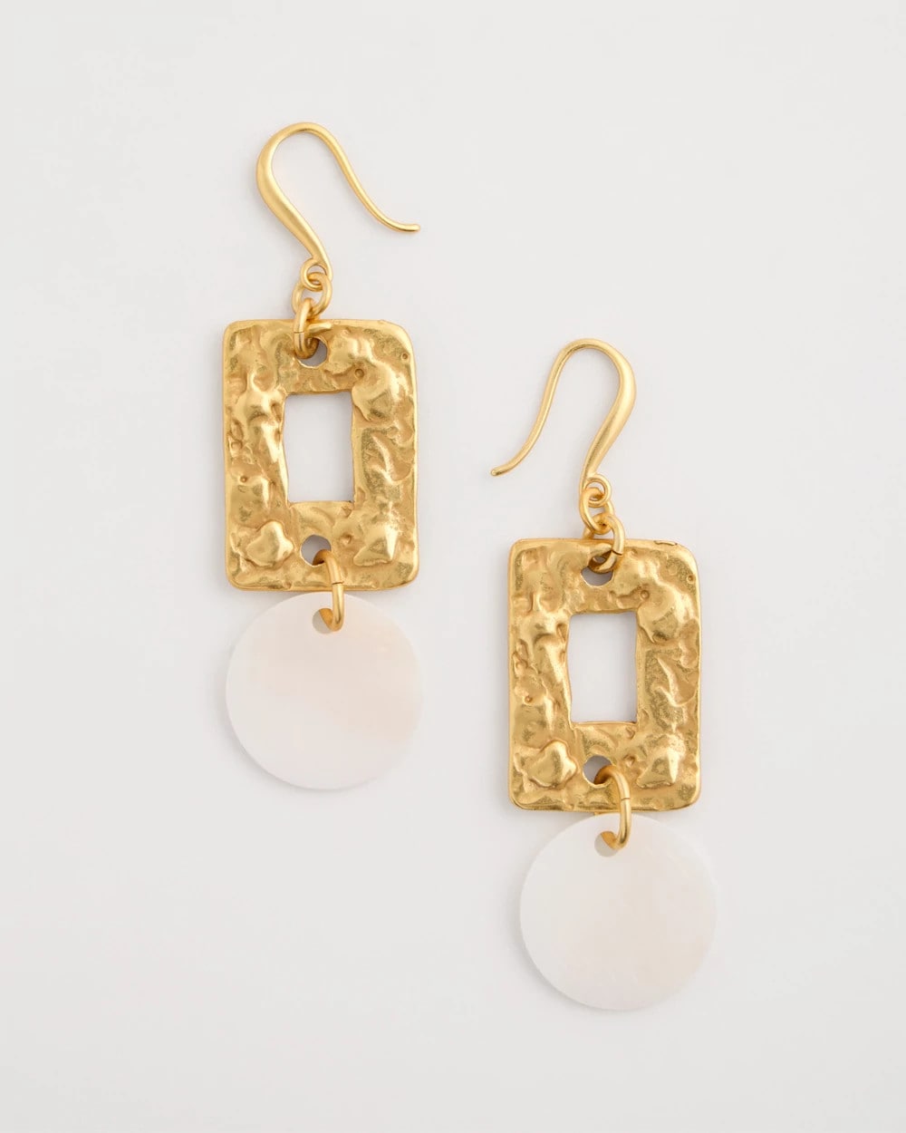 Chico's Best Price | Pearl Hammered Drop Earrings