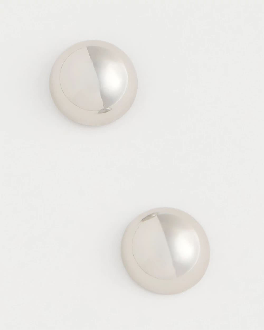 Chico's Everyday | Mini Silvertone Sphere Stud Earrings