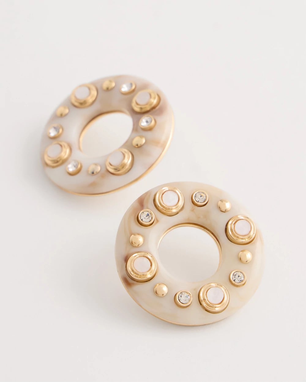 Chico's Customer Favorite | Embellished Neutral Stud Earrings