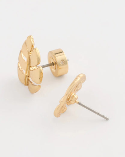 Chico's Recommended | Palm Frond Stud Earrings