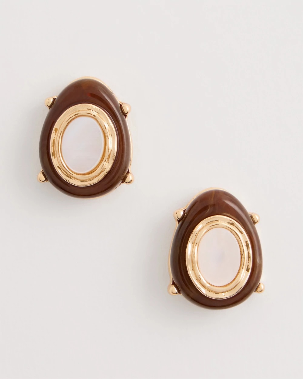 Chico's Hot Sale | Genuine River Shell Stud Earrings