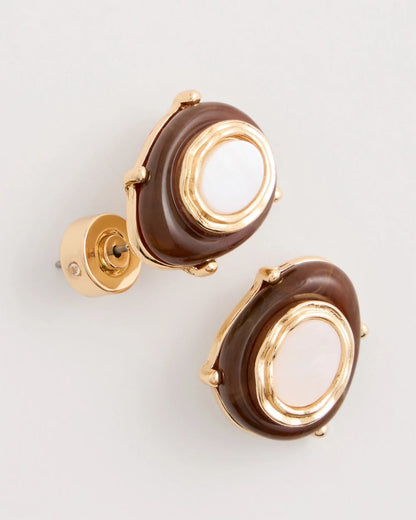 Chico's Hot Sale | Genuine River Shell Stud Earrings