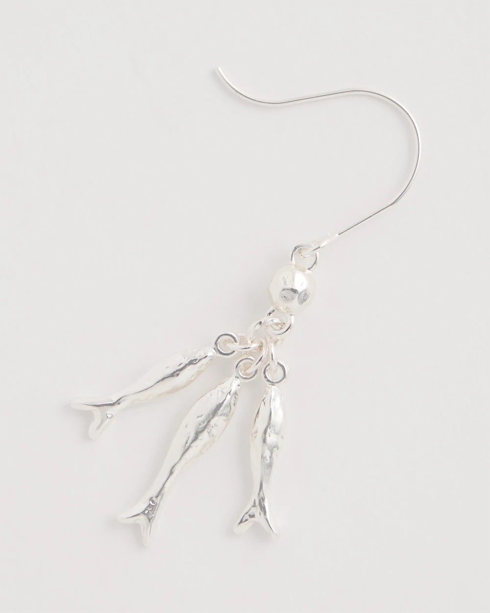 Chico's Hot Sale | Silvertone Fish Cluster Earrings