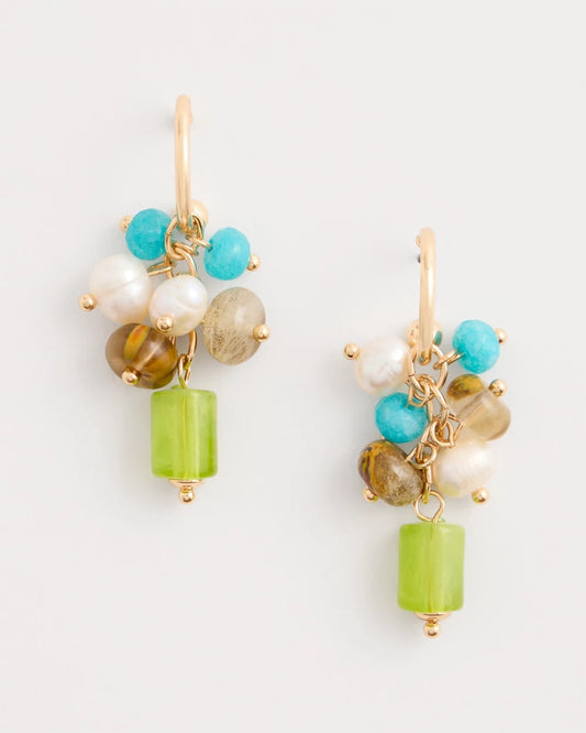 Chico's Sale | Multi-Colored Cluster Earrings