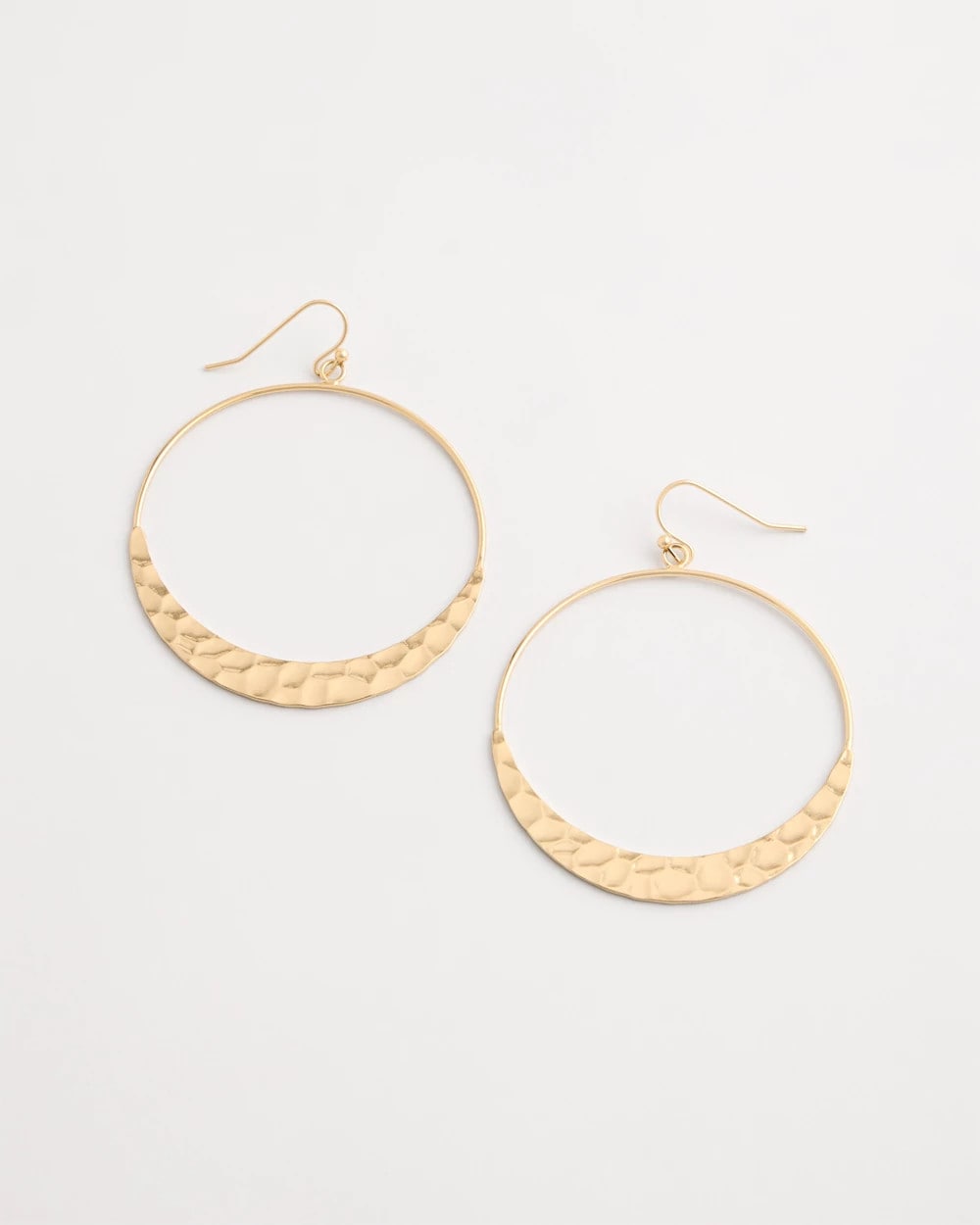 Chico's Signature | Hammered Hoop Earrings