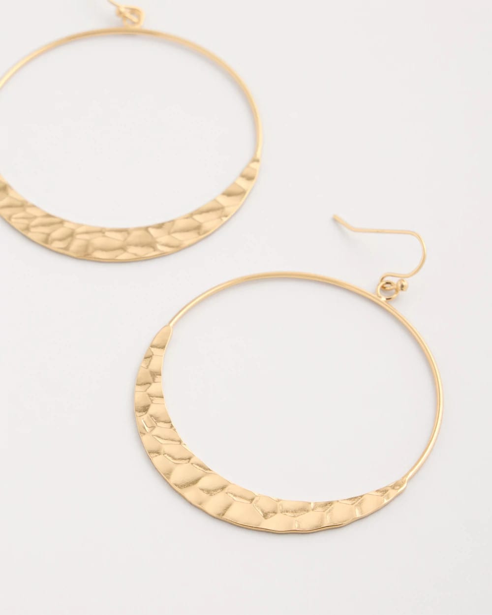 Chico's Signature | Hammered Hoop Earrings