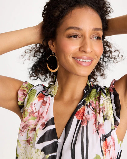 Chico's Signature | Hammered Hoop Earrings