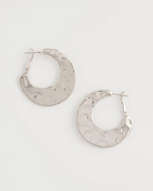 Chico's Customer Favorite | Hammered Hoop Earrings