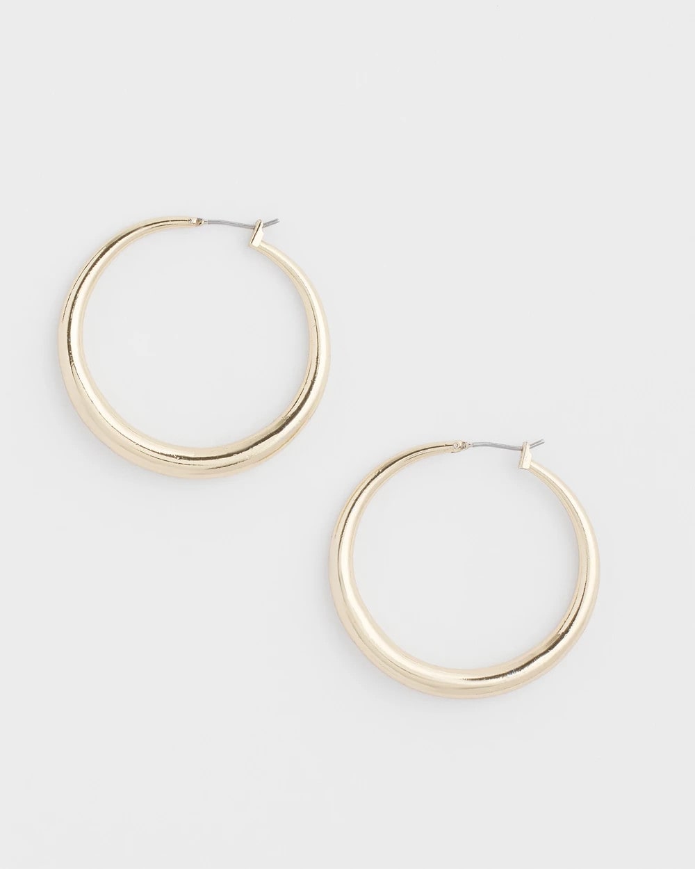 Chico's Signature | Cassie Gold-Tone Hoop Earrings