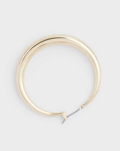 Chico's Signature | Cassie Gold-Tone Hoop Earrings