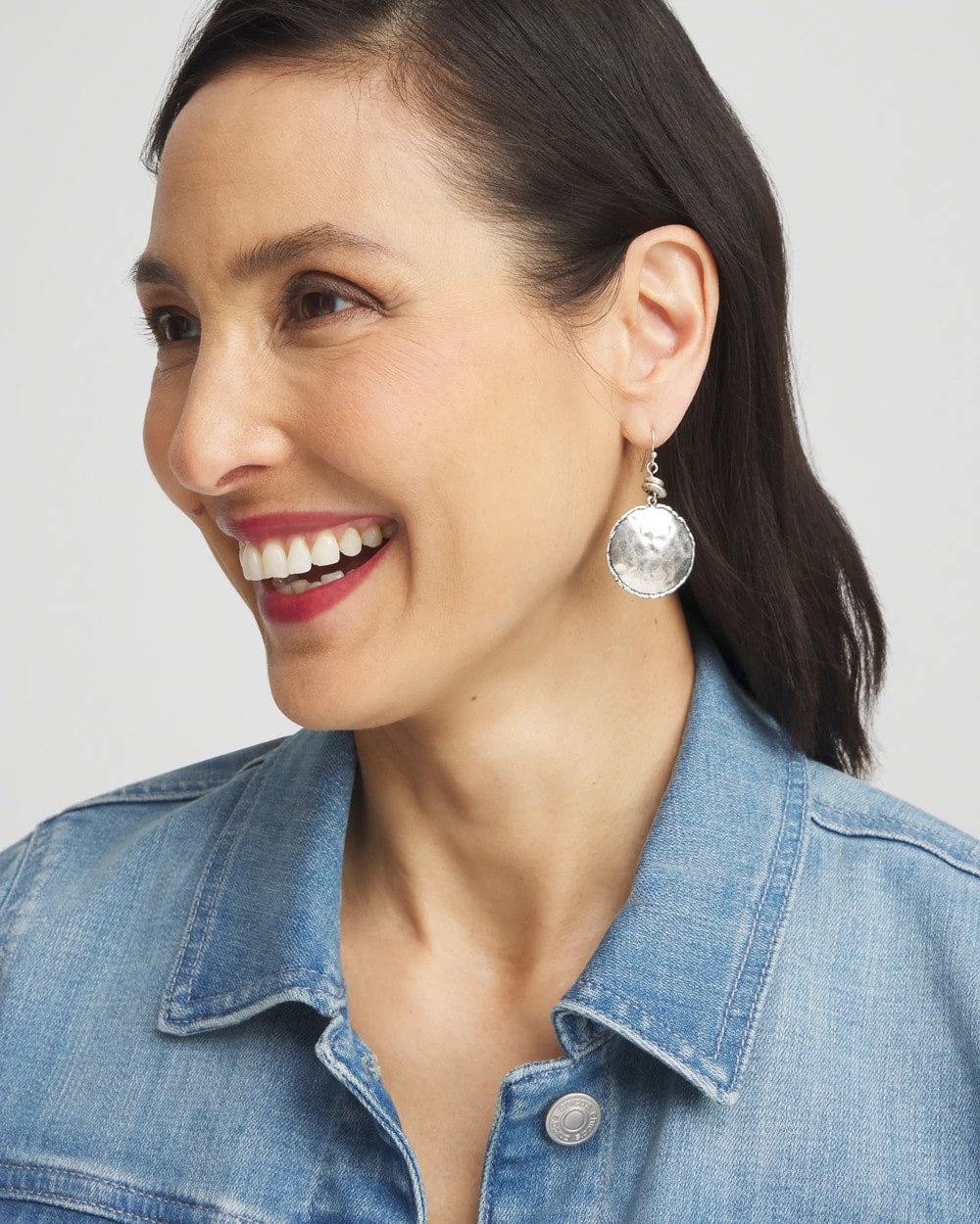 Chico's Everyday | Tayla Drop Silver Earrings