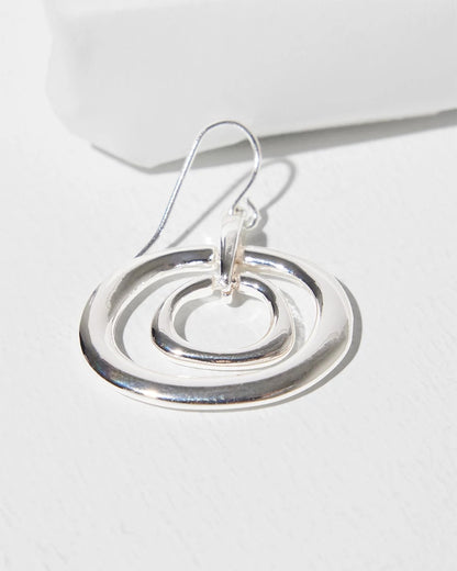 Chico's Latest | Silver Tone Drop Pendant Earrings