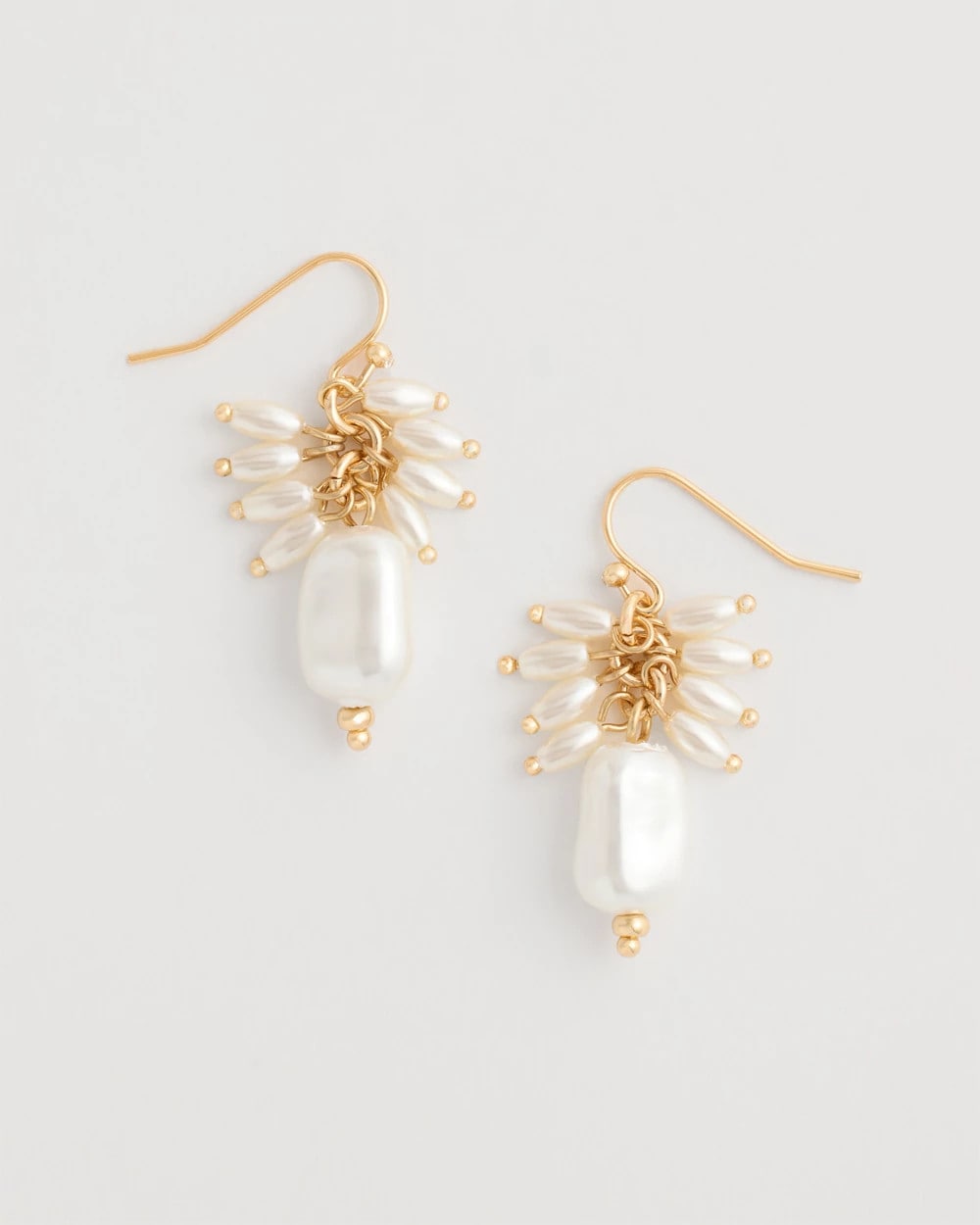Chico's Everyday | Pearl Cluster Drop Earrings