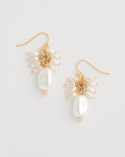 Chico's Everyday | Pearl Cluster Drop Earrings