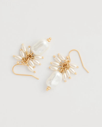 Chico's Everyday | Pearl Cluster Drop Earrings