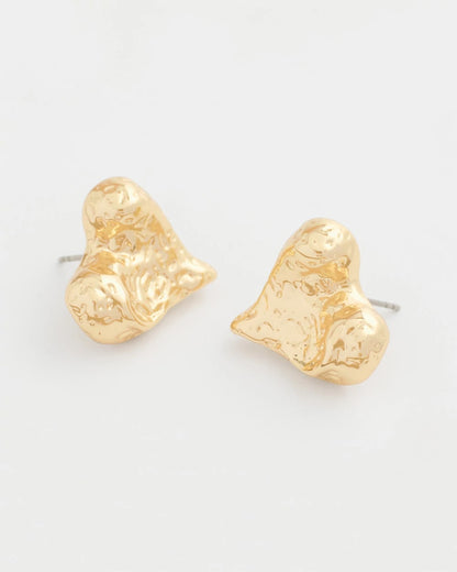 Chico's Special Offer | Golden Heart Stud Earrings