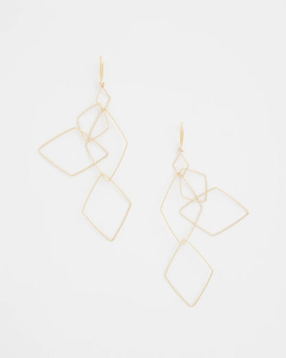 Chico's Smart Buy | Diamond Shaped Linear Earrings