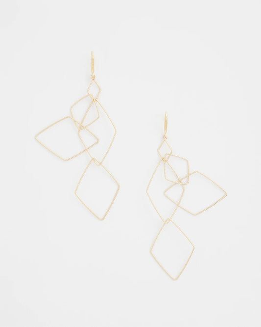 Chico's Smart Buy | Diamond Shaped Linear Earrings