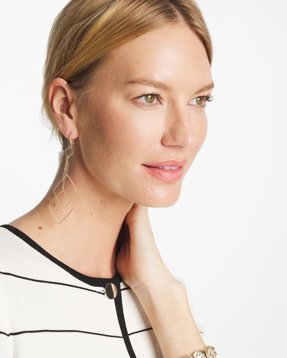Chico's Smart Buy | Diamond Shaped Linear Earrings
