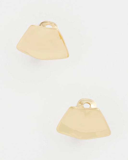 Chico's Best Seller | Gold Fan Clip On Earrings