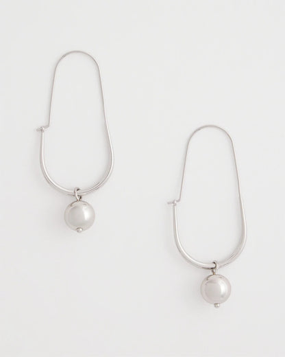 Chico's Exclusive | Silver Bead Threader Earrings