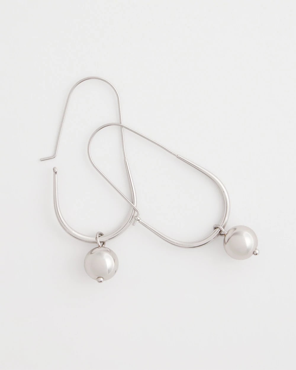 Chico's Exclusive | Silver Bead Threader Earrings