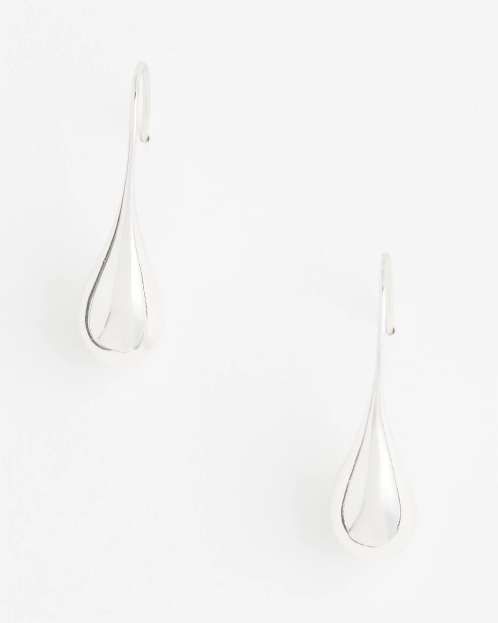 Chico's Discount | No Droop™ Silver Tone Teardrop Threader Earrings