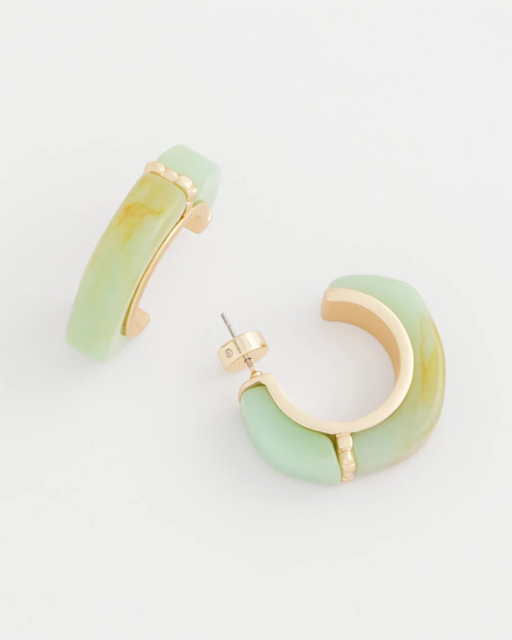Chico's Best Price | Aqua Tone Hoop Earrings