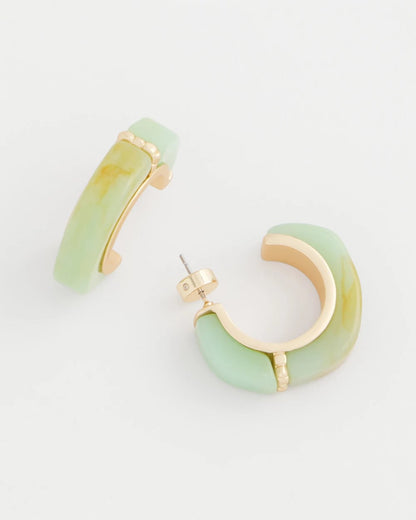 Chico's Best Price | Aqua Tone Hoop Earrings