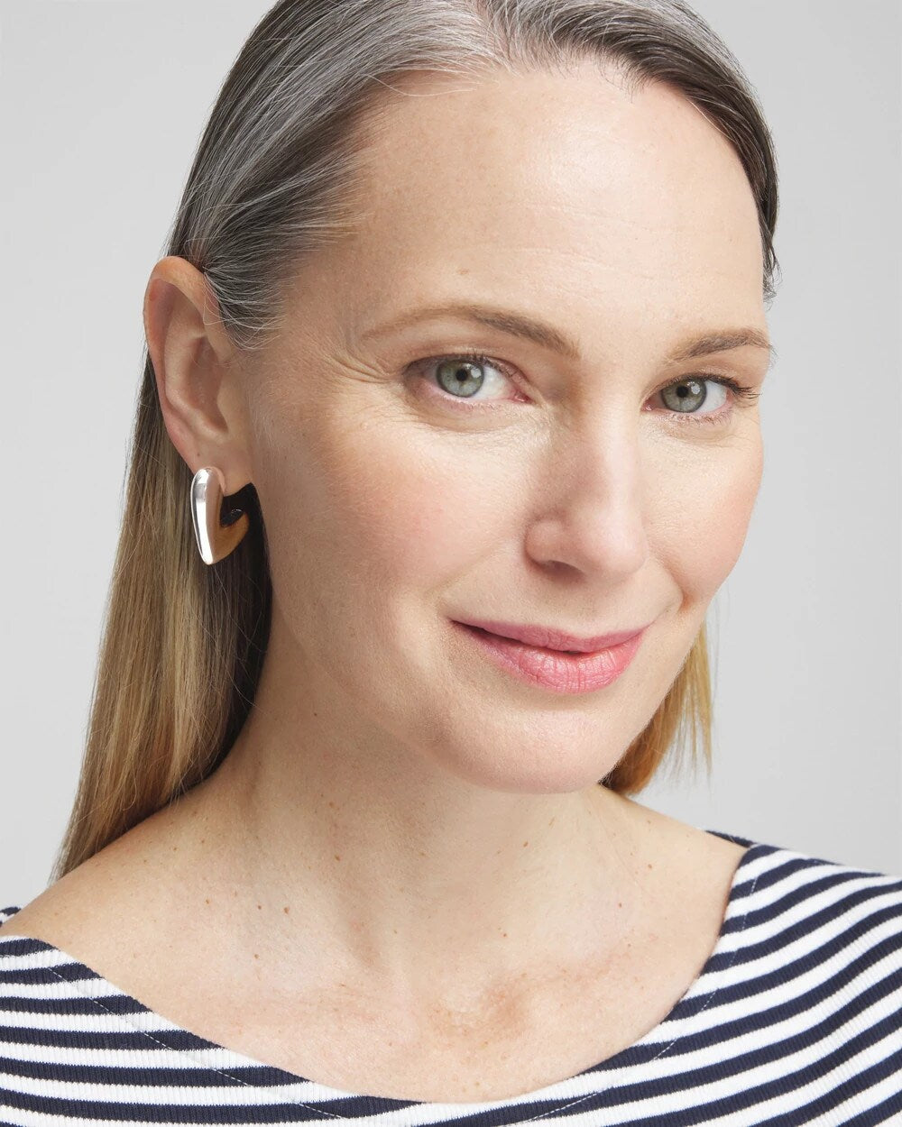 Chico's Everyday | No Droop® Silver Tone Mini Hoops