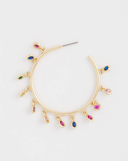 Chico's Best Price | Multi-Color Hoop Earrings
