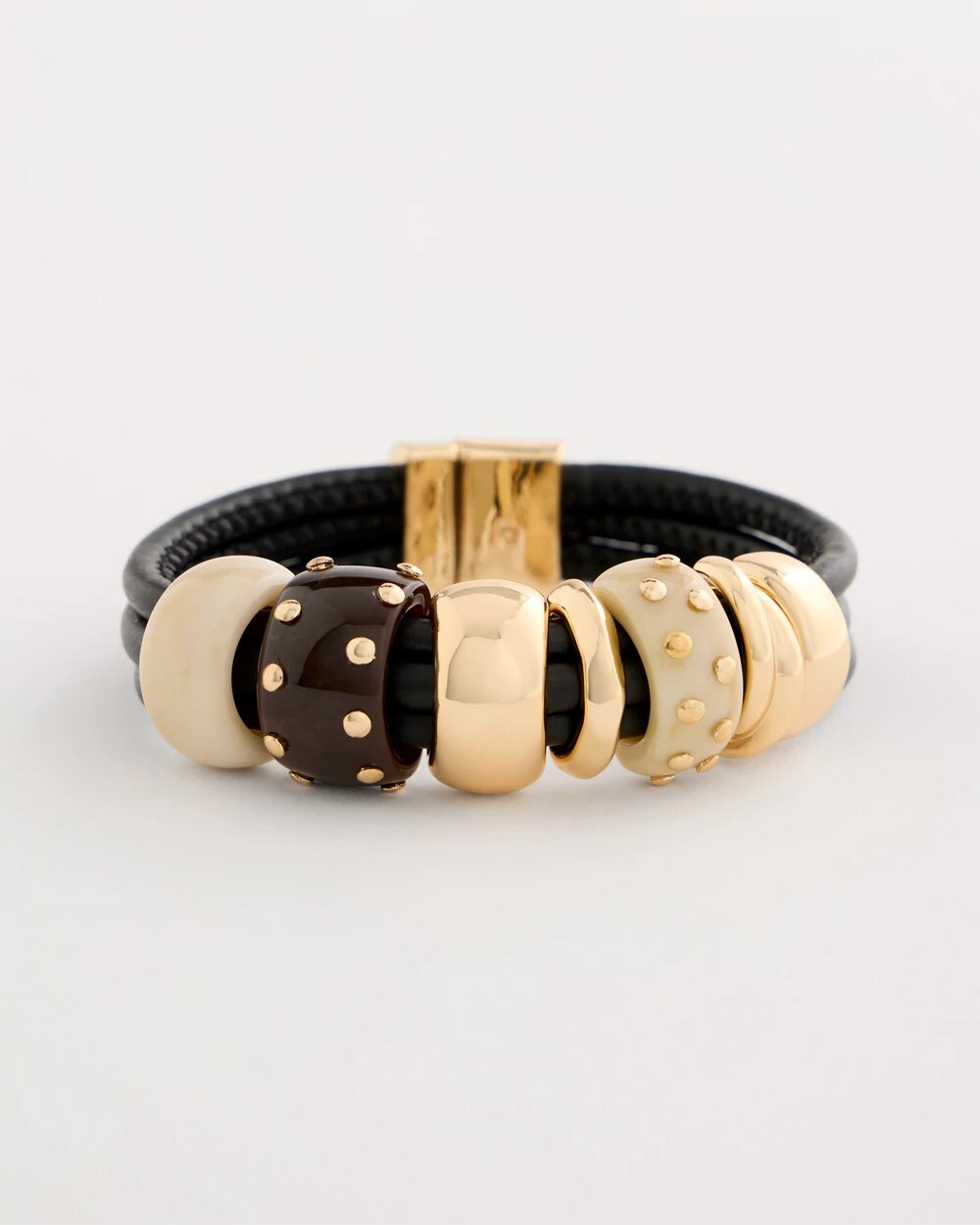 Chico's Top Pick | Embellished Rings Corded Bracelet
