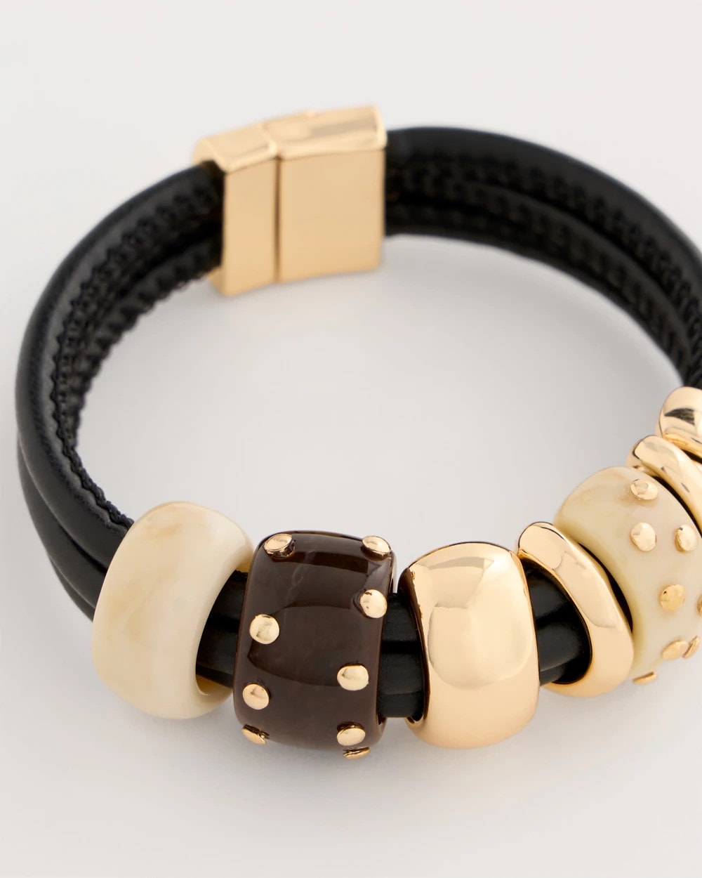 Chico's Top Pick | Embellished Rings Corded Bracelet