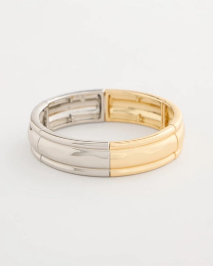Chico's Featured | Mixed Metal Hinge Cuff Bracelet