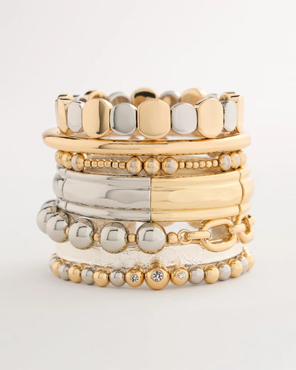 Chico's Featured | Mixed Metal Hinge Cuff Bracelet