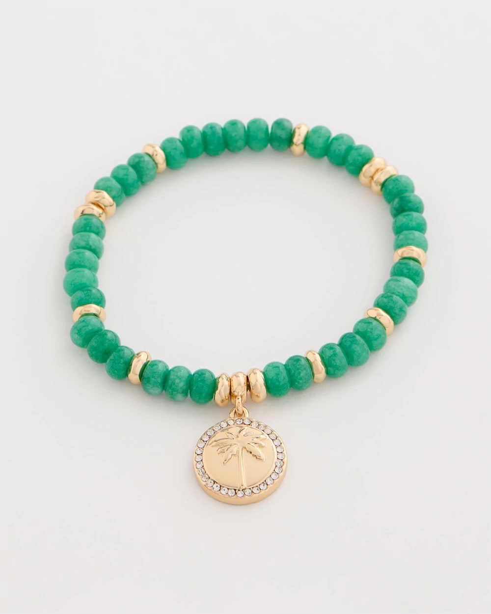 Chico's Featured | Genuine Jade Charm Stretch Bracelet