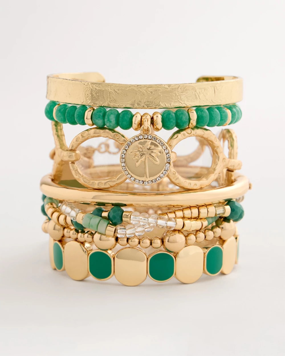 Chico's Featured | Genuine Jade Charm Stretch Bracelet