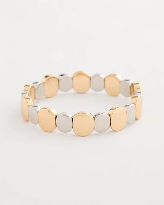 Chico's Customer Favorite | Mixed Metals Glam Stretch Bracelet