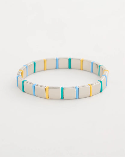 Chico's Best Price | Glam Teal Slice Stretch Bracelet