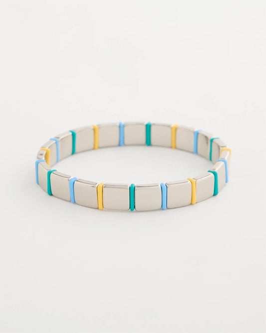 Chico's Best Price | Glam Teal Slice Stretch Bracelet