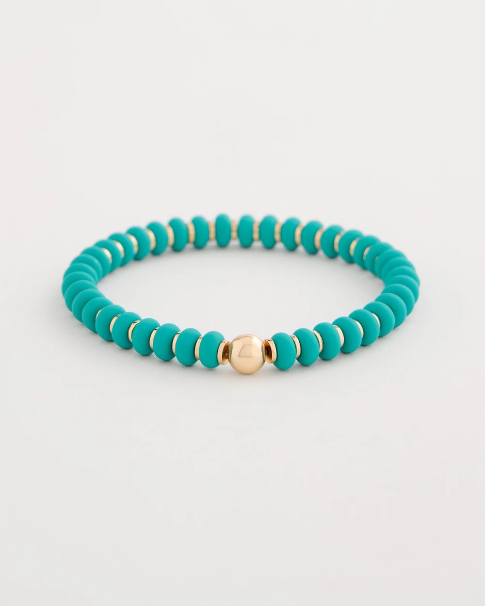 Chico's Sale | Green Round Stretch Bracelet