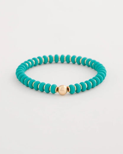 Chico's Sale | Green Round Stretch Bracelet