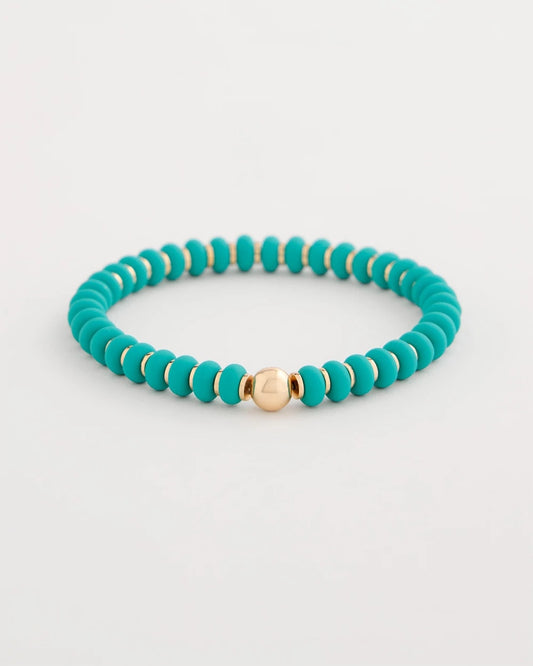 Chico's Sale | Green Round Stretch Bracelet