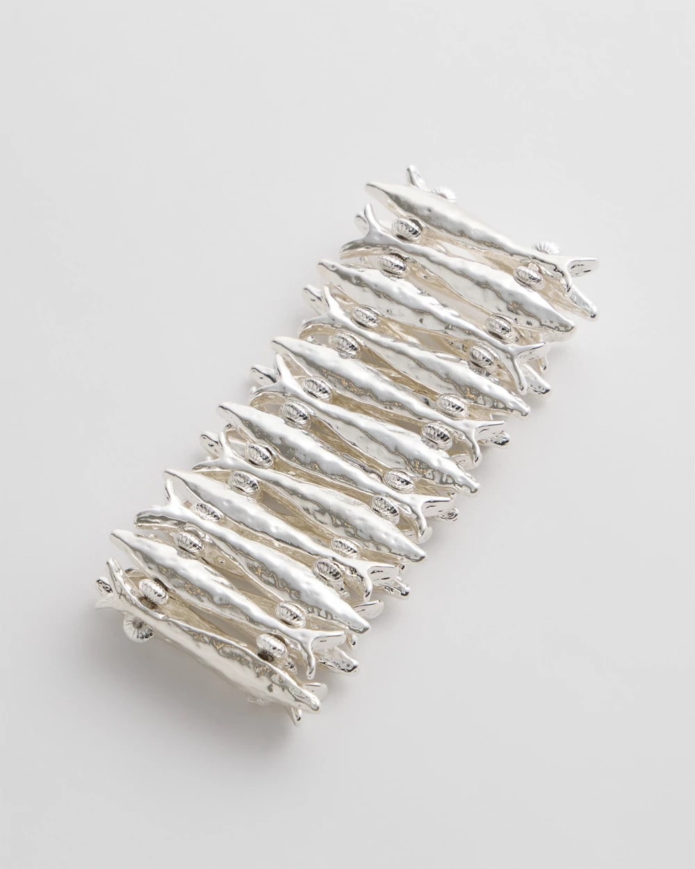 Chico's Deals | Silvertone Fish Stretch Bracelet