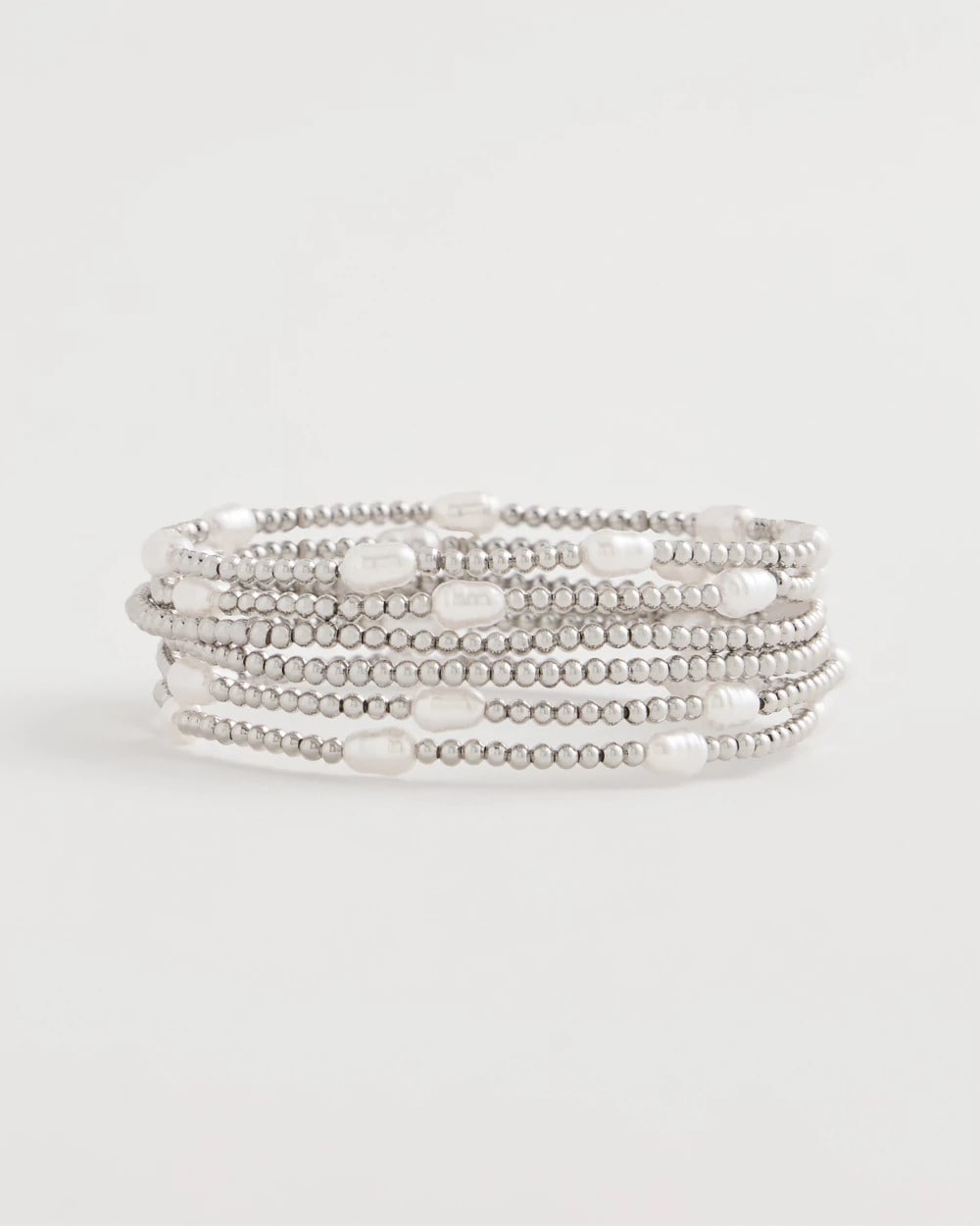 Chico's Classic | Pearlescent Bead Ball Bracelet