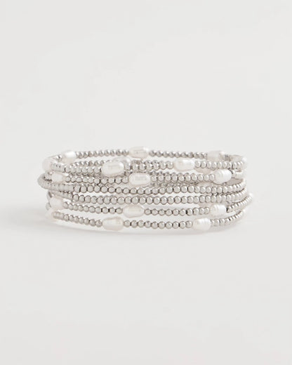 Chico's Classic | Pearlescent Bead Ball Bracelet