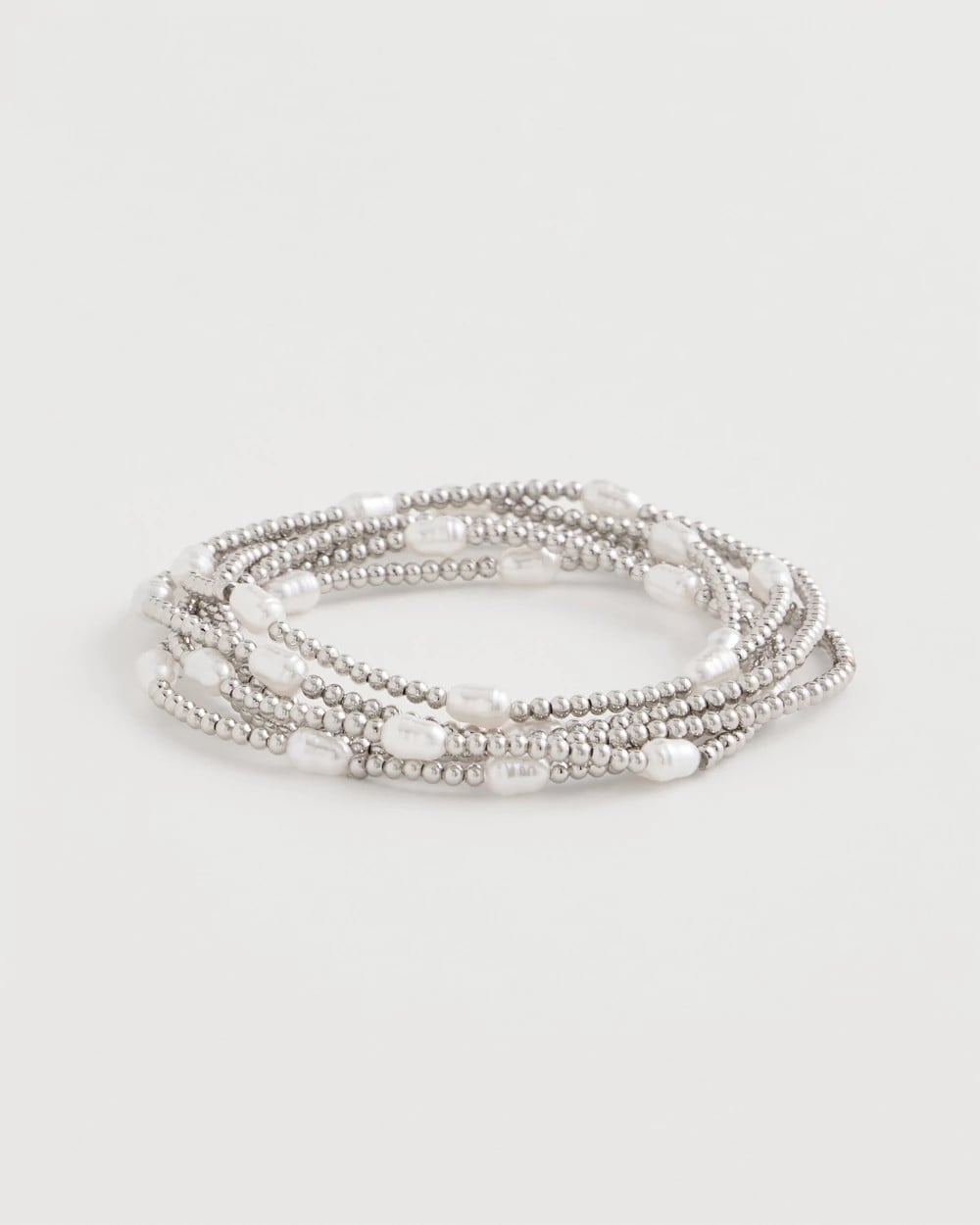 Chico's Classic | Pearlescent Bead Ball Bracelet