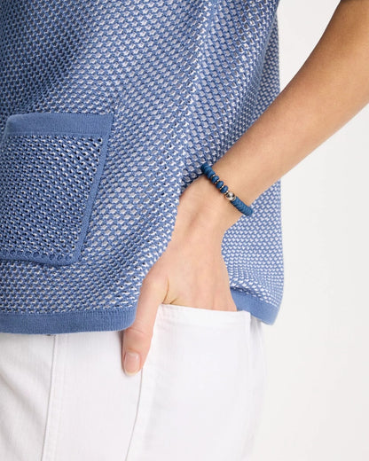 Chico's Top Pick | Navy Round Stretch Bracelet