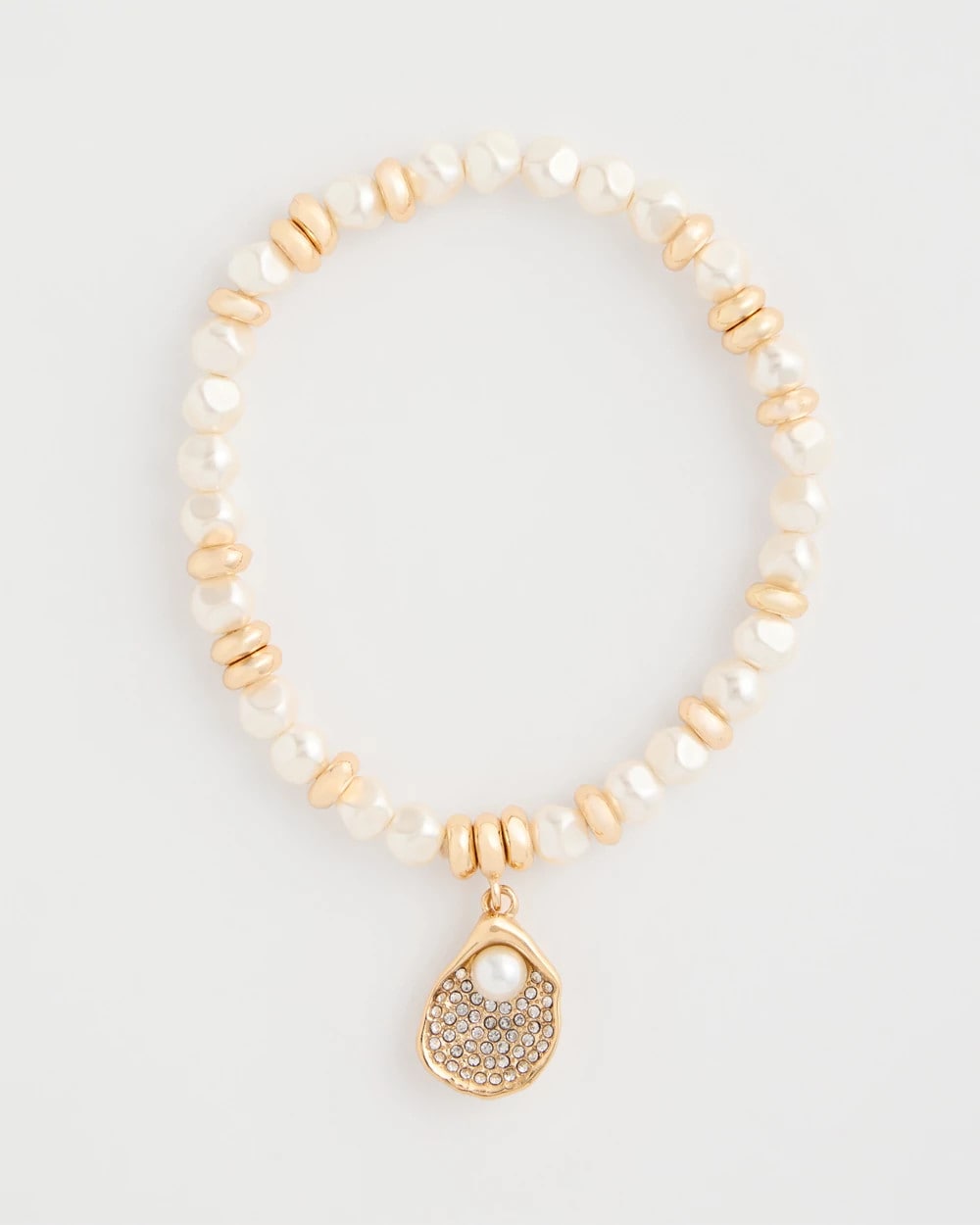 Chico's Best Seller | Pearlescent Stretch Charm Bracelet