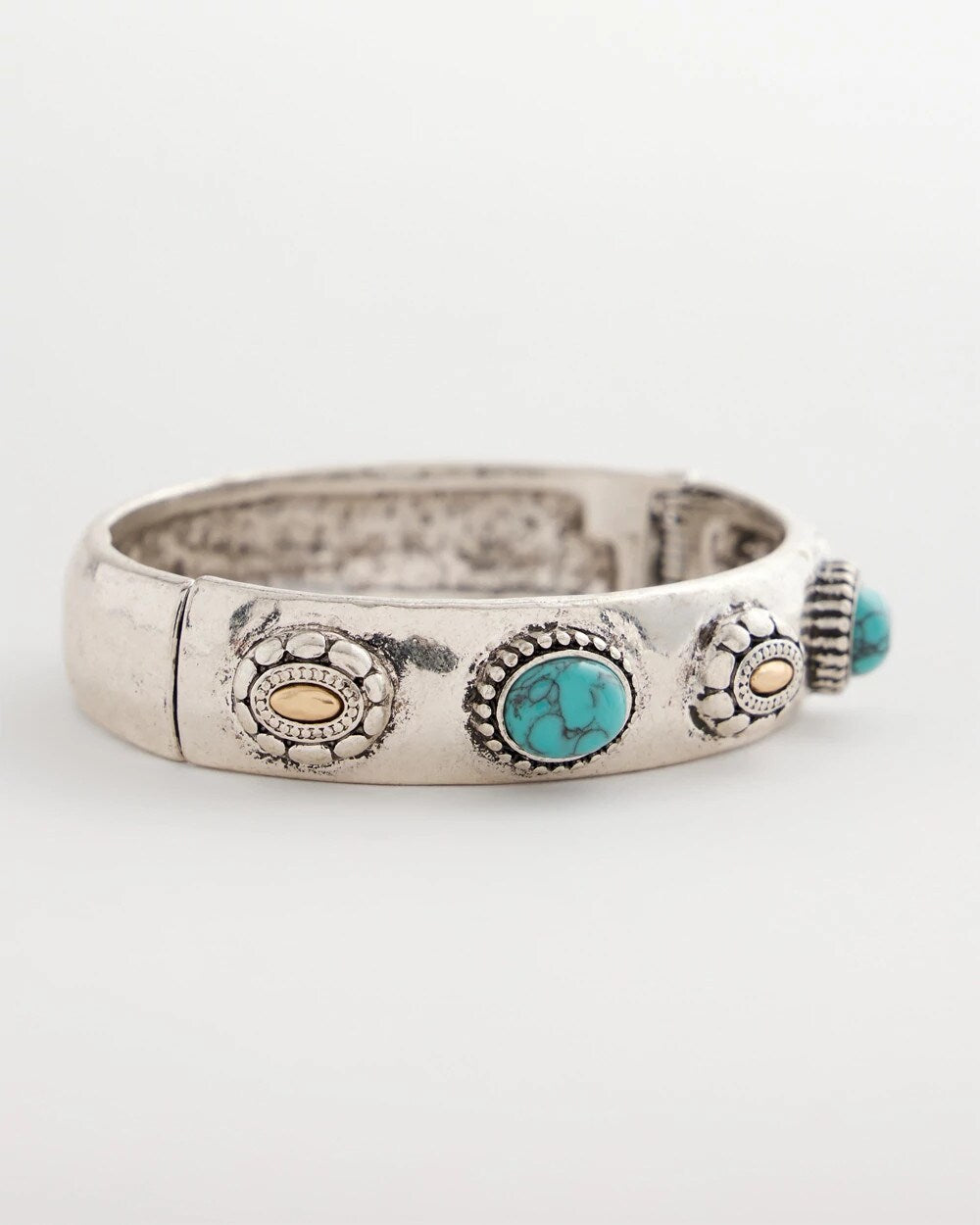Chico's Trusted | Turquoise Mixed Metal Bangle